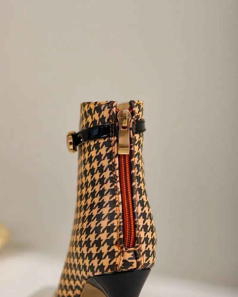 Sorelle Patterned Ankle Boot